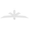 Ekena Millwork Davenport Architectural Grade PVC Gable Bracket, 96"W x 28"H x 6"D x 6"F, 7/12 Pitch GBP096X28X0606DAV00 - alternate 2